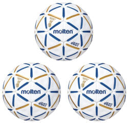 Molten Set 3 mingi handbal Molten D60 Pro, marime 3, oficiala IHF fara clister (3xH3D5000-BW)