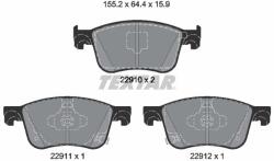 TEXTAR Set placute frana TEXTAR 2291001 (2291001)