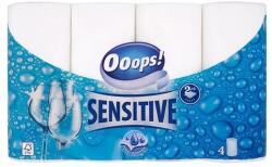 Ooops! Kéztörlő tekercses háztartási OOOPS! Sensitive 4 tekercses 2 rétegű - fotoland