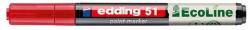 edding Lakkmarker EDDING 51 1-2mm piros (7580260001) - fotoland