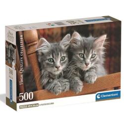 Clementoni 500 darabos puzzle - Kiscicák (JVL-CMC35580)