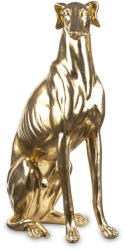 Art-Pol Bond design magasfényű nagy méretű arany agár kutya szobor 54x30x20cm (134954)