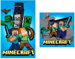 Mister Licence Minecraft kéztörlő, arctörlő, törölköző szett NETFML345442 (NETFML345442)