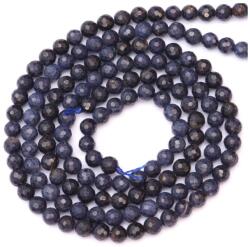 Safir Albastru Rotund Fatetat 4, 5-4, 9 mm - Cristalul Intelepciunii Divine - Margele pentru Bijuterii