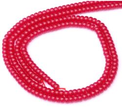 Rubin Natural Incalzit - Ruby Glass Filled Disc 2, 5-3 x 4 mm - Cristalul Protectiei si Stralucirii Interioare