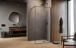 Radaway ? Modo F II Brushed GunMetal Walk-in szálcsiszolt fegyvermetál zuhanyfal 60 átlátszó (12844)
