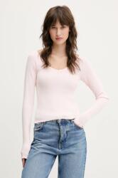 Tommy Hilfiger hosszú ujjú rózsaszín, DW0DW20236 - rózsaszín L