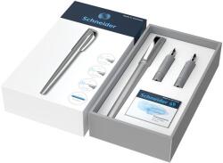 Schneider Töltőtoll ajándékszett, 1, 1 mm, ajándék 1, 5 és 1, 8 mm-es tollheggyel, SCHNEIDER Callissima , antracitszürke (143812) - tabexpress