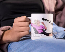 Művészi szieszta bögre