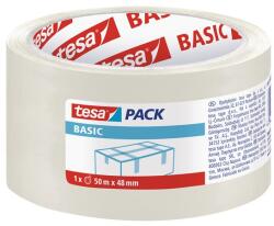 tesa Csomagolószalag, 48 mm x 50 m, TESA Basic , átlátszó (58572-00000-00) - tabexpress