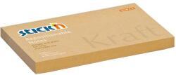 STICK N Öntapadó jegyzettömb, 76x127 mm, 100 lap, STICK N Kraft Notes , barna (21640) - tabexpress