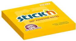 STICK N Öntapadó jegyzettömb, 76x76 mm, 100 lap, STICK N „360°, narancs (21551) - tabexpress