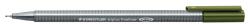 STAEDTLER Tűfilc, 0, 3 mm, STAEDTLER Triplus 334 , olivazöld (334-57) - tabexpress