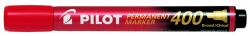 Pilot Alkoholos marker, 1, 5-4 mm, vágott, PILOT Permanent Marker 400 , piros (SCA-400-R)