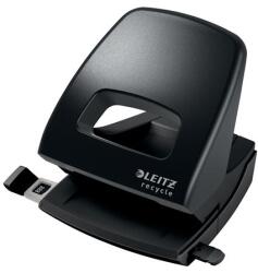 Leitz Lyukasztó, kétlyukú, 30 lap, LEITZ Recycle NeXXt , fekete (50030095) - tabexpress