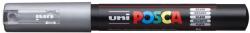 uni Dekormarker, 0, 7-1, 0 mm, UNI Posca PC-1M , ezüst (285114000)