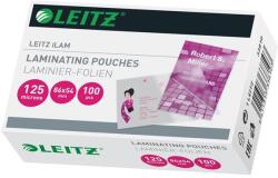 LEITZ Meleglamináló fólia, 125 mikron, 54x86 mm, fényes, LEITZ iLam (33810) - tabexpress