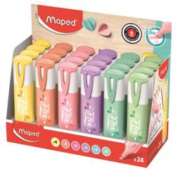Maped Szövegkiemelő display, 1-5 mm, MAPED Fluo Peps Flex Pastel , pasztell szín (740310)