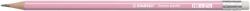 STABILO Grafitceruza radírral, HB, hatszögletű, STABILO Swano Pastel , pink (4908/05-HB) - tabexpress