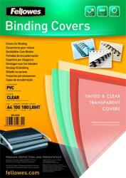 Fellowes Előlap, A4, 180 mikron, FELLOWES, víztiszta (5375901) - tabexpress