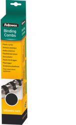 Fellowes Spirál, műanyag, 12 mm, 56-80 lap, FELLOWES, 25 db, fekete (5331502) - tabexpress