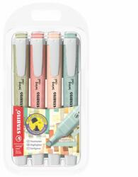 STABILO Szövegkiemelő készlet, 1-4 mm, STABILO Swing cool NatureCOLORS , 4 különböző szín (275/4-09) - tabexpress