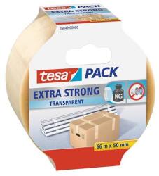 tesa Csomagolószalag, 50 mm x 66 m, TESA Extra Strong , átlátszó (57171-00000-03) - tabexpress