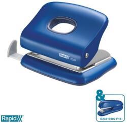RAPID Lyukasztó, kétlyukú, 20 lap, RAPID FC20 , vízkék (23256401) - tabexpress
