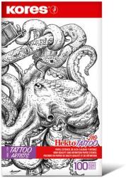 KORES Indigó tetováláshoz, 21, 5 x 26, 8 cm, KORES Tattoo , 100 lap (76236) - tabexpress