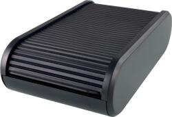 HELIT Névjegytartó, 300 db-os, rolós, fekvő, HELIT Linear , fekete (H6218095) - tabexpress