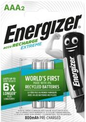 Energizer Tölthető elem, AAA mikro, 2x800 mAh, előtöltött, ENERGIZER Extreme (E300624300) - tabexpress