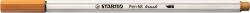 STABILO Ecsetirón, STABILO Pen 68 brush , okkersárga (568/89)