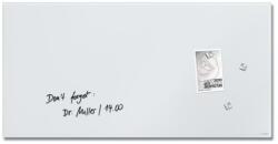SIGEL Mágneses üvegtábla, 91x46x1, 5 cm, SIGEL Artverum® , szuper fehér, matt (GL546)
