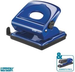 RAPID Lyukasztó, kétlyukú, 25 lap, fém, RAPID FMC25 , kék (5000283) - tabexpress