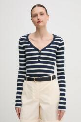 Tommy Hilfiger hosszú ujjú sötétkék, WW0WW43905 - sötétkék S