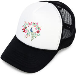  Színpompás Matyó Páva - Trucker Hálós Baseball Sapka (tu305040)