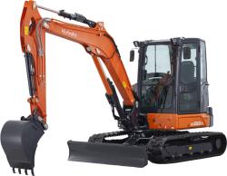 Kubota Japonia Miniexcavator Kubota cu cabina, 5.4 tone, motor diesel Kubota 47.6 CP, Kubota KX060-5 (KX060-5)