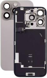 Apple iPhone 16 Pro - Sticlă pentru carcasa din spate + Sticlă cameră + Placă metalică + Magneți MagSafe (Natural Titanium), Natural Titanium