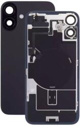 Apple iPhone 16 - Sticlă pentru carcasa din spate + Sticlă cameră + Placă metalică + Magneți MagSafe (Black), Black