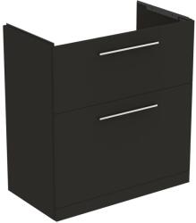 Ideal Standard I. Life A Masca lavoar baie cu doua sertare 80x44xH85 cm, negru mat (T5274NV)