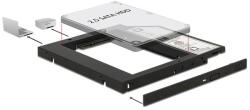 Delock Beépítő Keret - 62669 (SATA 5.25" -> 1 x 2.5" SATA HDD-hez, vékony kialakítású, legfeljebb 9, 5 mm) (62669) - shop