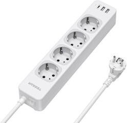 Tessan 4 Plug + 3 USB 2 m (TS-307-C)