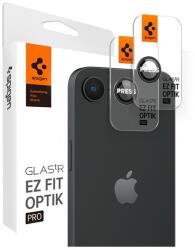Spigen Apple iPhone 16e optic pro kameravédő üveg 2db (9h, csak lencse) fekete (AGL09279)
