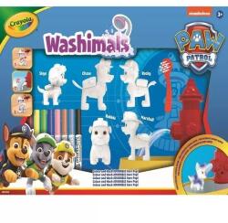 Crayola Washimals: Kimosható Mancs őrjárat figura matricákkal - 5 db-os (74-0291) - jateknet