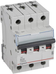 Legrand kismegszakító 3P B 20A 6kA TX3 (403403) (403403)