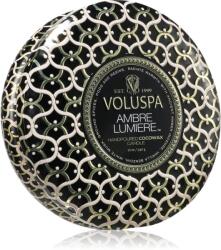 Voluspa Ambre Lumiere illatgyertya alumínium dobozban 340 g