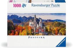 Ravensburger 1000 db-os Panoráma puzzle - Deutschland Collection - Neuschwanstein (12000445) (12000445)