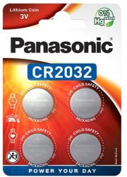 Panasonic Gombelem PANASONIC lítium CR2032L (4db) (CR2032EL-4B)