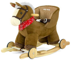 Milly Mally Hintaló dallammal és kerekekkel Milly Mally Polly barna