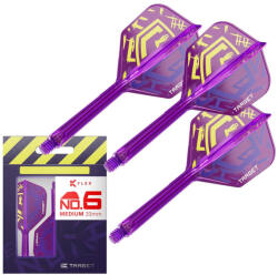 Target Fluturas si tija darts Target K-Flex Luke Littler World Champion, fluturas tip no6 si tija lunga (TRG410182)